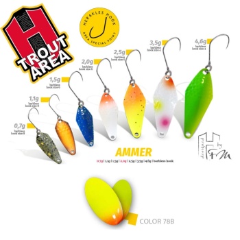 LINGURITA OSCILANTA HERAKLES AMMER 4.6gr Culoare 78B Chartreuse Orange