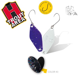 LINGURITA OSCILANTA HERAKLES LEAF 0.9gr Culoare 43 Holo Black