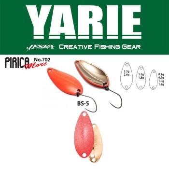 LINGURITA OSCILANTA YARIE JESPA 702 PIRICA MORE 2.6GR CULOARE BS-5 MATTE RED