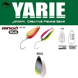 LINGURITA OSCILANTA YARIE JESPA 704 RINGO MIDI 1.8GR CULOARE AD22 SABER SILVER