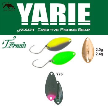 LINGURITA OSCILANTA YARIE JESPA 708T T-FRESH 2.4GR CULOARE Y76 OLIVE/PINK TAIL