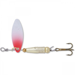 LINGURITA ROTATIVA 6.5G ZEBCO WATERWINGS RIVER SPINNER RED WHITE