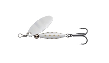 LINGURITA ROTATIVA ABU GARCIA REFLEX ARCTIC 4.5CM / 7G LF PEARL WHITE