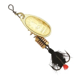LINGURITA ROTATIVA MEPPS MOUCHE NOIR 2.5G / GOLD