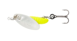 LINGURITA ROTATIVA SAVAGE GEAR SPINNER GRUB NR.1 3.8G SINKING SILVER YELLOW