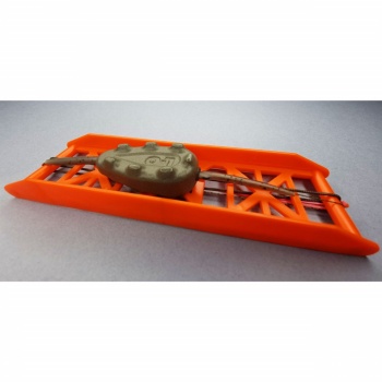 MONTURA CULISANTA GRIPPA CU RIG CRAP NO.9 ORANGE IN-LINE GRIP 85GR - Img 3