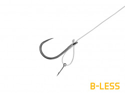 MONTURA FEEDER DELPHIN FLR D-RIG / 6BUC 8CM / 0.22MM / BARB NR.8 / STING7MM
