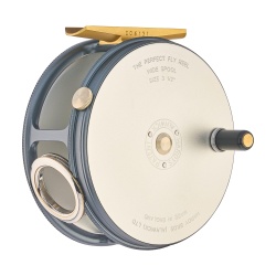 MULINETA MUSCA HARDY 1921 WIDE SPOOL PERFECT LH 3 1/2 REEL