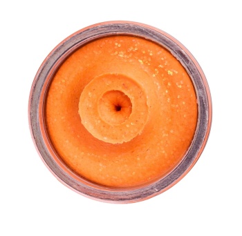 PASTA FLOTANTA BERKLEY POWERBAIT NATURAL GLITTER TROUT DOUGH FRUITS BANANA FLUO ORANGE - Img 2