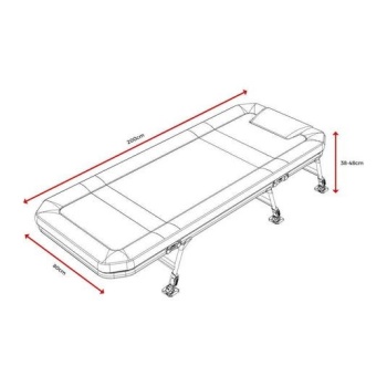 PAT PESCUIT AVID CARP BENCHMARK ULTRA X SYSTEM 8 PICIOARE 210X90CM - Img 3