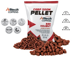PELETE CARP ZOOM RED HALIBUT PELLET 20mm 800gr