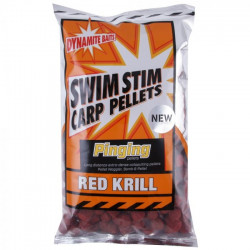 PELETE DYNAMITE BAITS SWIM STIM RED KRILL 13MM PINGING PELLETS 900G