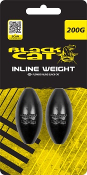 PLUMBI BLACK CAT INLINE WEIGHTS 200G 2BUC - Img 4