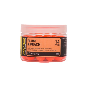 POP-UP AVID CARP PLUM & PEACH 14MM ORANGE