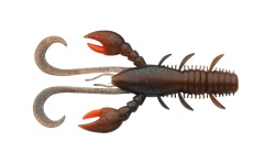 RAC BERKLEY PULSE REALISTIC CRAW 10CM DARK CRAY UV CLAW 6BUC