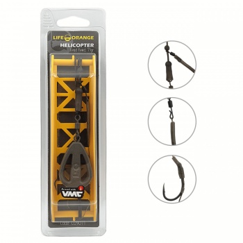RIG CRAP ORANGE LEAD CLIP LEAD FEED 71GR VMC NO.4 LEADCORE 70CM 45LB - Img 4