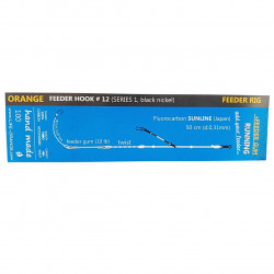 RIG FEEDER ORANGE FR0100 RUNNING CU FEEDER GUM 10LB CARLIG NO.12
