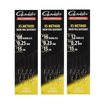 RIG GAMAKATSU XSMETHOD HAIR RIG BAYONET NR.10/0,23MM/15CM 8BUC/PL - Img 2