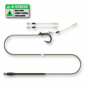 RIG SOMN MADCAT QUICK CHANGE PELLET NO.2/0 0.90MM-1.35MM 65CM A-STATIC SINKING - Img 2