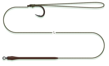 RIG SOMN MADCAT STANDARD PELLET RIG NO.2/0 0.95MM 65CM A-STATIC SUSPENDING