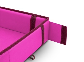 SALTEA DE PRIMIRE CU LATERALE DELPHIN DUOMAT QUEEN WOW 90X40X10 CM - Img 8