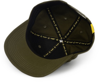 SAPCA BLACK CAT GREEN FLAT PEAK CAP - Img 3