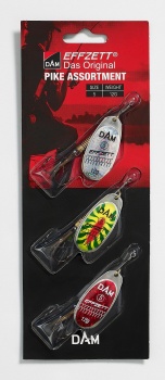 SET 4 LINGURITE ROTATIVE DAM EFFZETT SPINNER NR.2 4G S PERCH