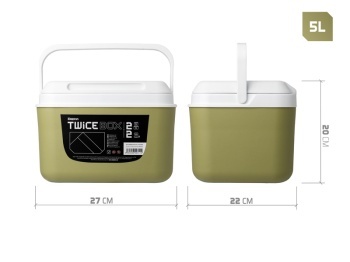 SET CUTII FRIGORIFICE DELPHIN TWICEBOX 2IN1 5L +13L / 2X400ML - Img 10