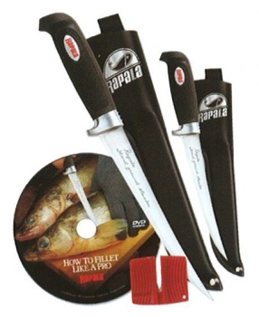 SET CUTITE PENTRU FILETAT/DEZOSAT RAPALA SOFT GRIP FILLET KNIFE COMBO