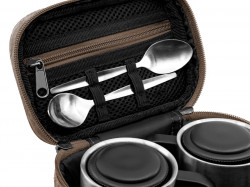 SET GEANTA + CANI CAFEA/CEAI DELPHIN AREA COTEA CARPATH