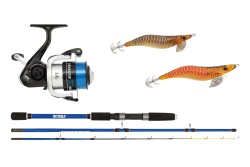 SET LANSETA MITCHELL CBO RIPTIDE R SQUID 1.80M 10-25G 3SEC + MULINETA 3000 120/0.25