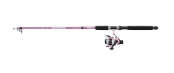 SET LANSETA MITCHELL TANAGER PINK CAMO II TELE 2.40M 10-30G 6SEC + MULINETA 30 120/0.25