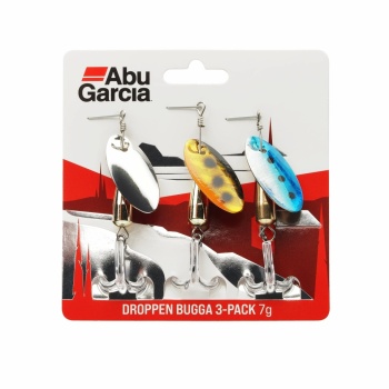 SET LINGURITE ROTATIVE ABU GARCIA DROPPEN BUGGA 5CM / 7G 3-PACK