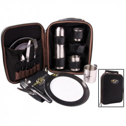 SET PICNIC PESCUIT 2 PERSOANE CARP SPIRIT CAMPING SHIELD. 25X31X10CM