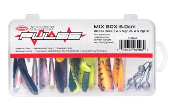 SET SHADURI BERKLEY PULSE SHAD BOX 8CM INCL JIGHEADS 16 / 4PS - Img 2