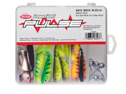 SET SHADURI BERKLEY PULSE SHAD BOX 8CM INCL JIGHEADS 16 / 4PS
