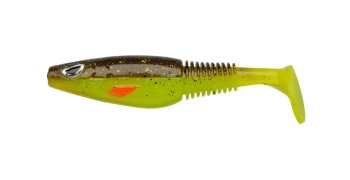 SHAD BERKLEY SICK SWIMMER 9CM BROWN CHARTREUSE 40BUC