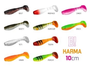 SHAD DELPHIN KARMA UVS / 5BUC 10CM / REDFACE