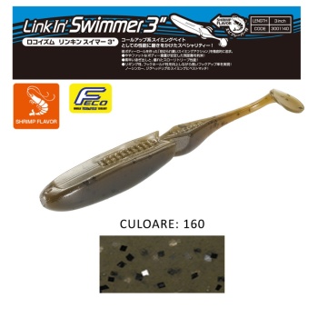 SHAD TIEMCO LINKIN SWIMMER 3 7.6CM CULOARE 160 9BUC/PLIC