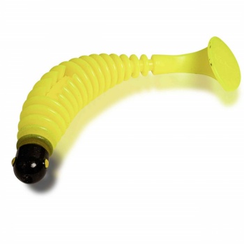 SHAD WORM BLACK CAT 25G 17CM YELLOW ZOMBIE - Img 2