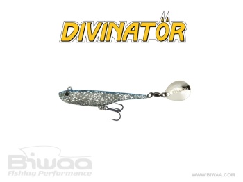 SPINNERTAIL BIWAA DIVINATOR MINI 9.5CM 9GR 01 BLUE CHROME