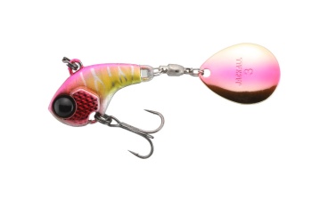 SPINNERTAIL JACKALL DERACOUP 1/4OZ PINK BACK CROWN