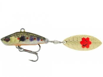 SPINNERTAIL SAVAGE GEAR 3D STICKLEBAIT TAILSPIN 7.3CM / 9G SINKING BROWN TROUT SMOLT - Img 2