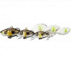 SPINNERTAIL SAVAGE GEAR 3D STICKLEBAIT TAILSPIN 8CM / 18G BLACK RED