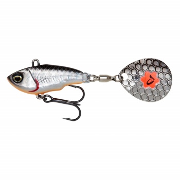 SPINNERTAIL SAVAGE GEAR FAT TAIL 5.5CM 9G SINKING DIRTY SILVER - Img 2