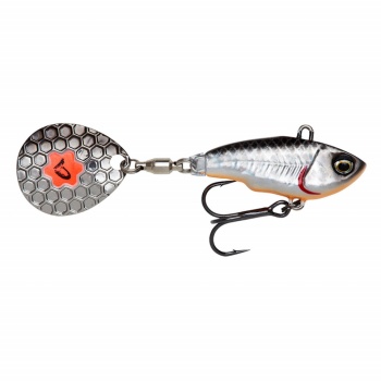 SPINNERTAIL SAVAGE GEAR FAT TAIL NL 6.5CM 12.5G SINKING DIRTY SILVER - Img 2