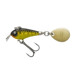 SPINNERTAIL TIEMCO RIOT BLADE S 25MM 9GR 02 HOLO GOLD BLACK