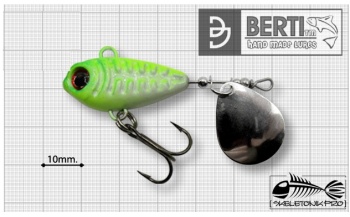SPINNERTALE BERTI SKELETONIK PRO COLORADO NICKEL 13G WHITE-CHARTREUSE