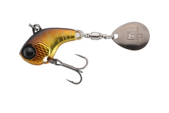 SPINNERTALE JACKALL DERACOUP FINE 5G SILVER POWDER GOLD&BLACK