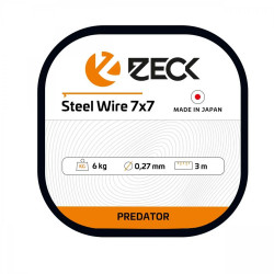 STRUNA OTEL ZECK 7X7 0.45MM 16,5KG 3M